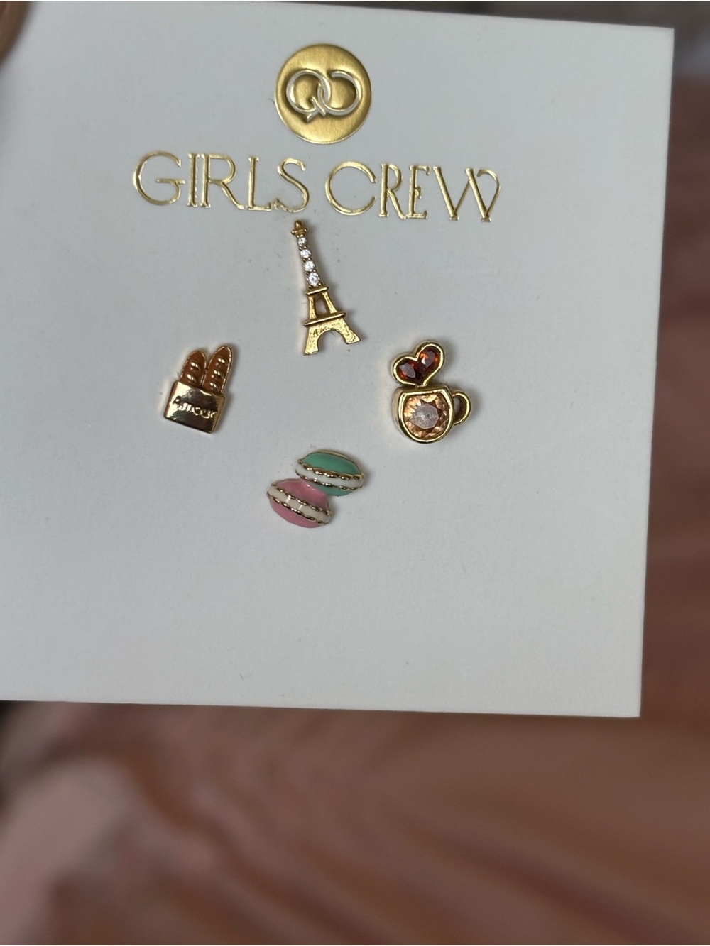 Girls Crew Paris Stud Set